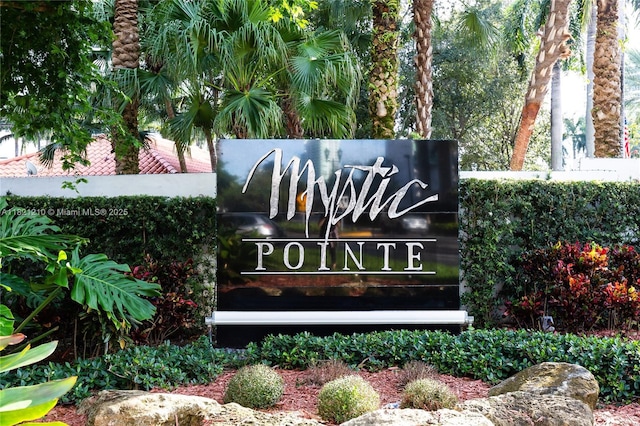 3530 Mystic Pointe Dr Unit 2108, Aventura, FL 33180 - view of community sign