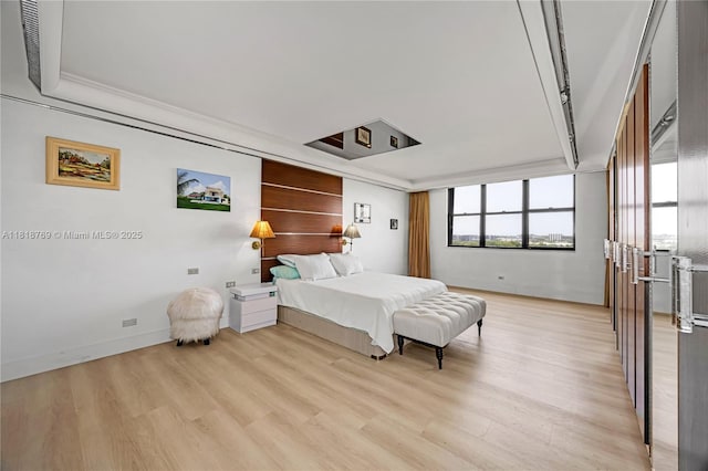 1800 NE 114th St Unit 1103, Miami, FL 33181 - bedroom with light wood finished floors