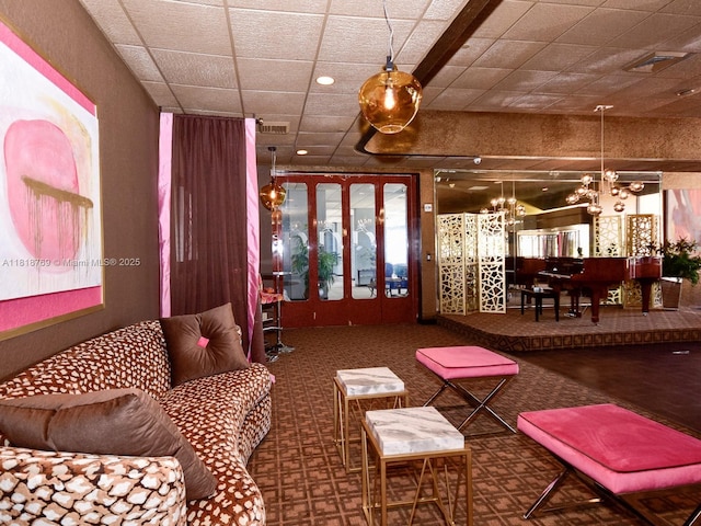 1800 NE 114th St Unit 1103, Miami, FL 33181 - community lobby featuring a paneled ceiling