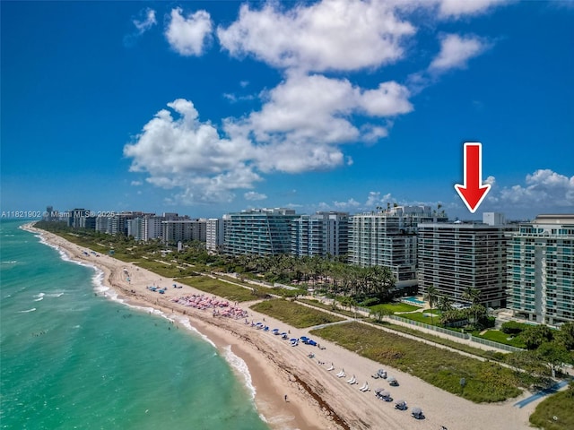 9455 Collins Ave Unit 305, Surfside, FL 33154 - bird's eye view of extended coastline