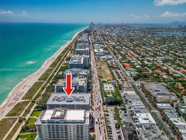 9455 Collins Ave Unit 305, Surfside, FL 33154 - view of urban area featuring expansive coastline