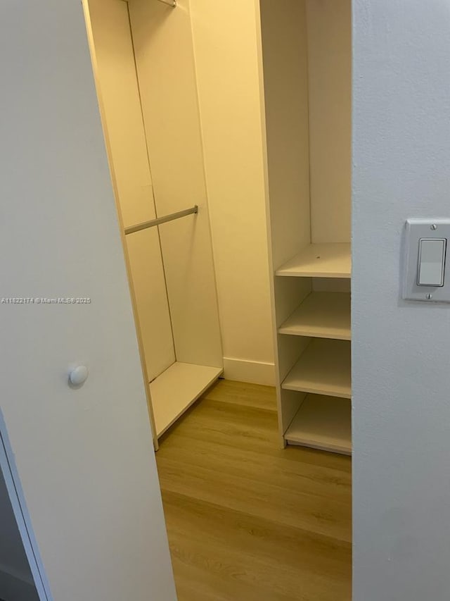 608 NE 2nd St Unit 133, Dania Beach, FL 33004 - spacious closet featuring light wood finished floors
