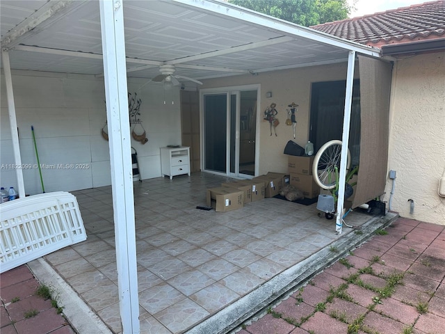 14944 SW 88th Ter, Miami, FL 33196 - view of patio / terrace featuring ceiling fan