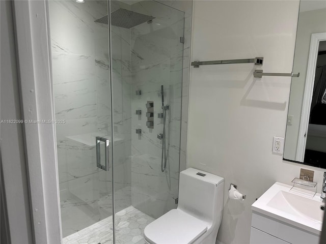 14944 SW 88th Ter, Miami, FL 33196 - full bath featuring vanity and a marble finish shower
