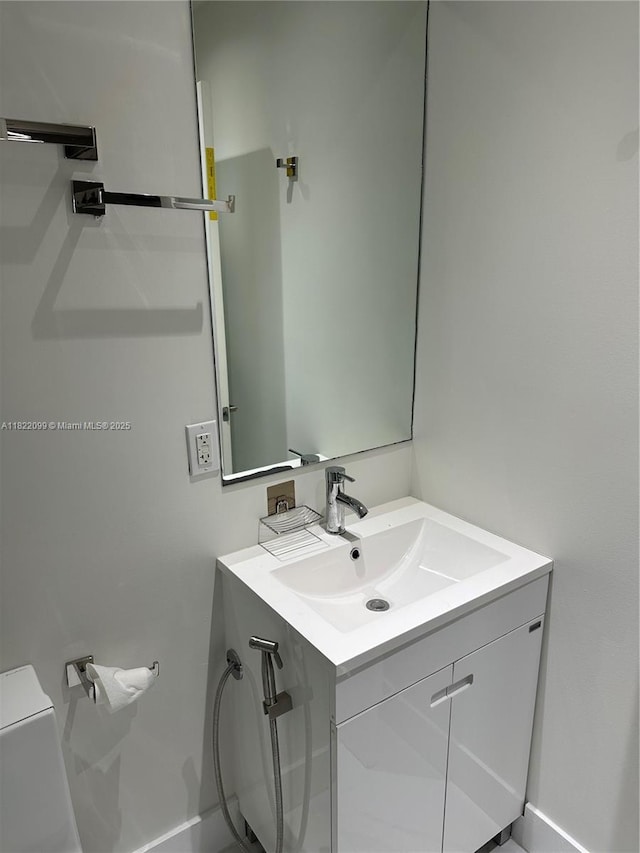 14944 SW 88th Ter, Miami, FL 33196 - bathroom with vanity and baseboards