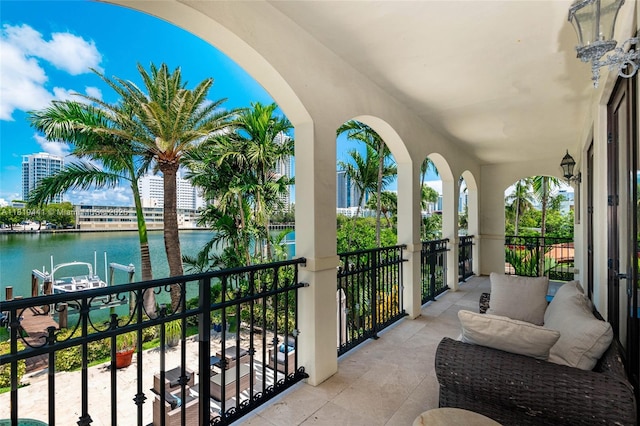 6535 Allison Rd, Miami Beach, FL 33141 - balcony with a water view