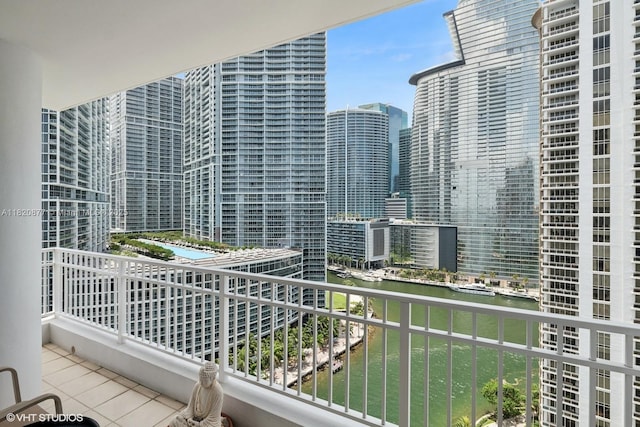 801 Brickell Key Blvd Unit 2202, Miami, FL 33131 - balcony featuring a water view