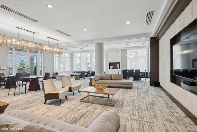 801 Brickell Key Blvd Unit 2202, Miami, FL 33131 - common area featuring recessed lighting