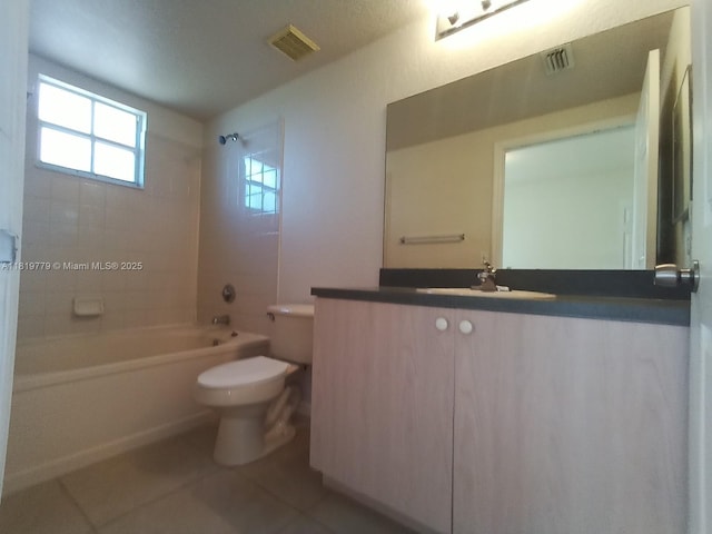 503 Belmont Ln Unit 503, North Lauderdale, FL 33068 - bathroom featuring tub / shower combination, tile patterned flooring, and vanity