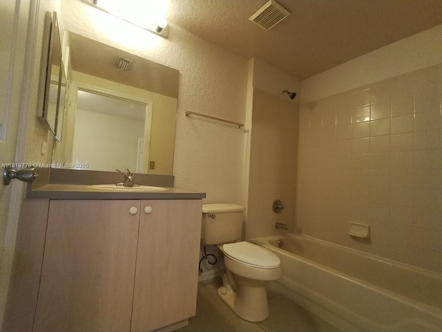 503 Belmont Ln Unit 503, North Lauderdale, FL 33068 - full bathroom featuring vanity, washtub / shower combination, and a textured wall