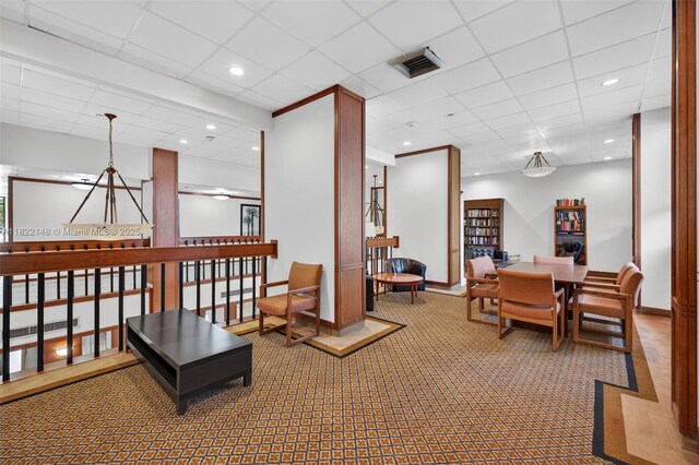 2851 NE 183rd St Unit 216E, Aventura, FL 33160 - lobby featuring recessed lighting and a paneled ceiling