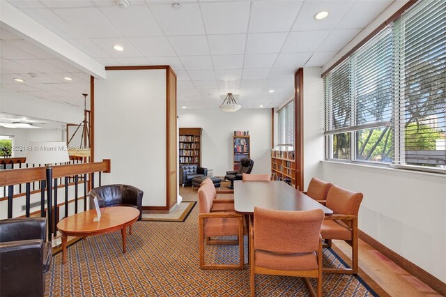 2851 NE 183rd St Unit 216E, Aventura, FL 33160 - dining room featuring carpet floors and recessed lighting