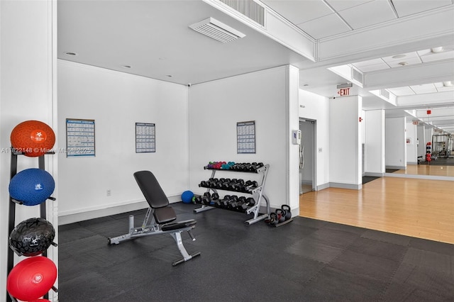 2851 NE 183rd St Unit 216E, Aventura, FL 33160 - gym with baseboards