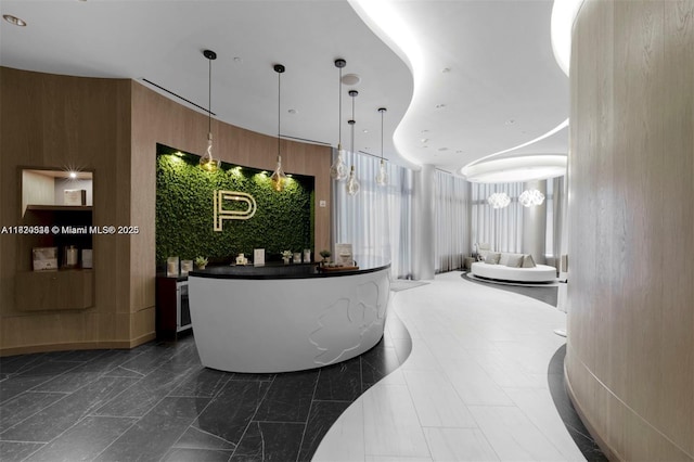 851 NE 1st Ave Unit 1608, Miami, FL 33132 - reception featuring wood walls