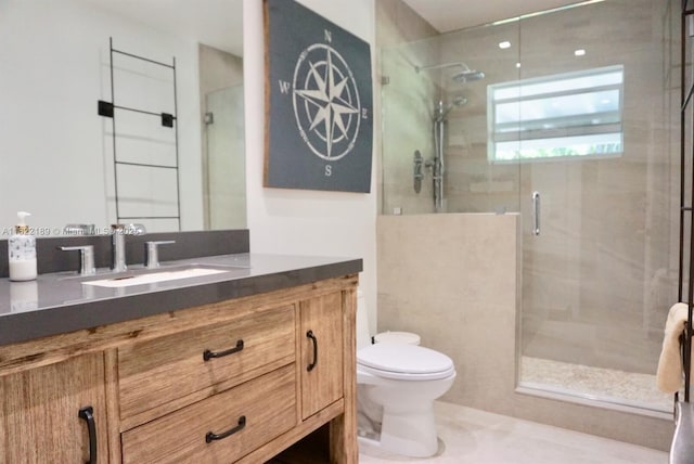13200 SW 59th Ave, Pinecrest, FL 33156 - bathroom featuring vanity and a stall shower