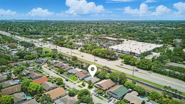 7420 SW 14th Pl, North Lauderdale, FL 33068 - aerial view of residential area with a main thoroughfare