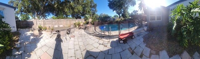 6604 Raleigh St, Hollywood, FL 33024 - view of pool with a patio and a fenced backyard