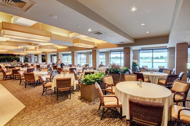 10755 Stonebridge Blvd, Boca Raton, FL 33498 - dining room featuring recessed lighting