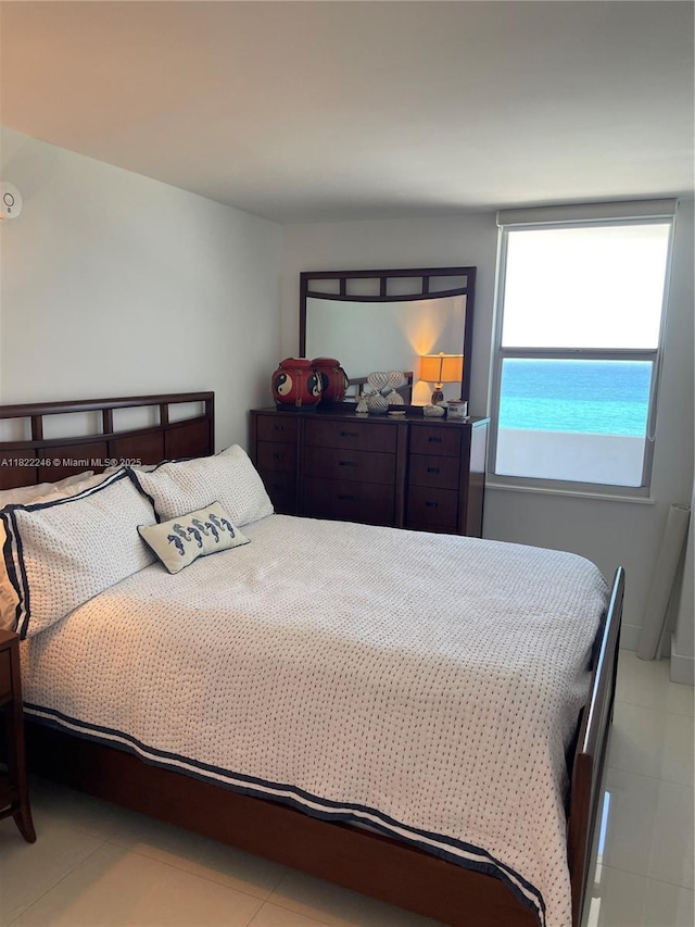 6039 Collins Ave Unit 1525, Miami Beach, FL 33140 - bedroom with tile patterned floors