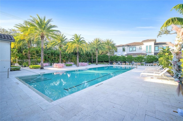 3511 Ashwood Cir S, Hollywood, FL 33312 - community pool featuring a patio