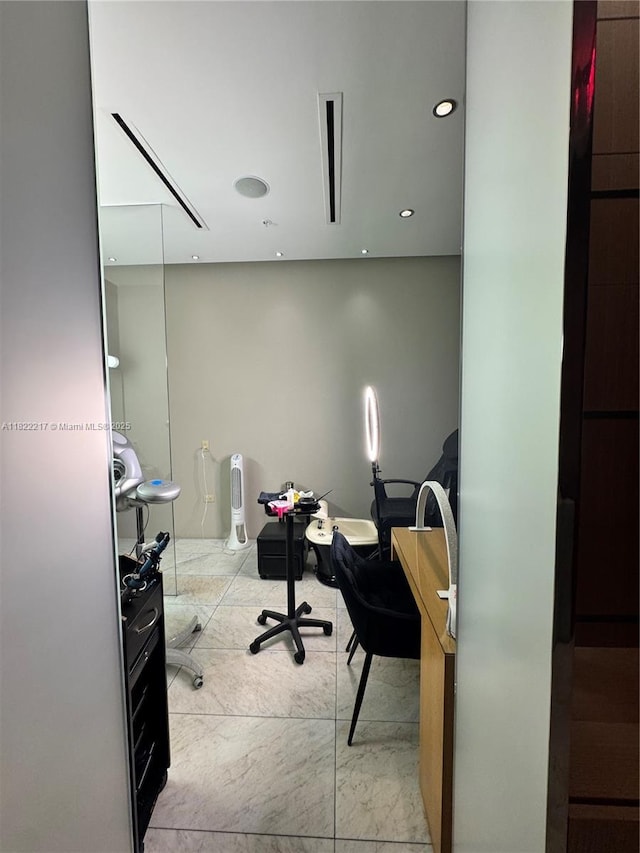 88 SW 7th St Unit 3012, Miami, FL 33130 - office area with recessed lighting