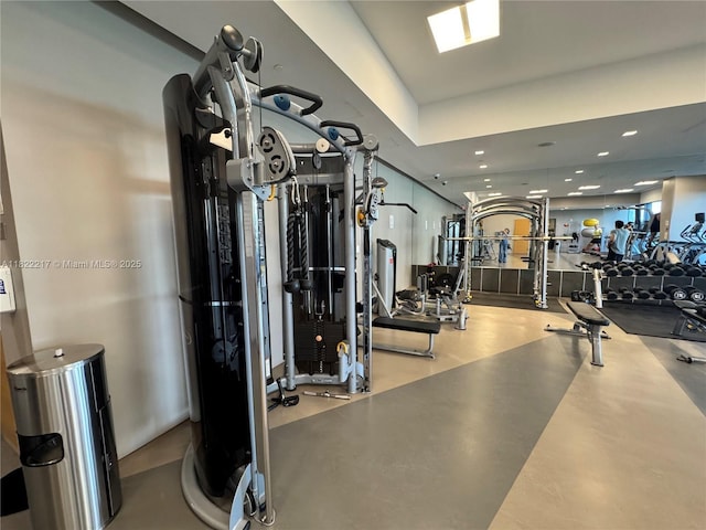 88 SW 7th St Unit 3012, Miami, FL 33130 - view of workout area