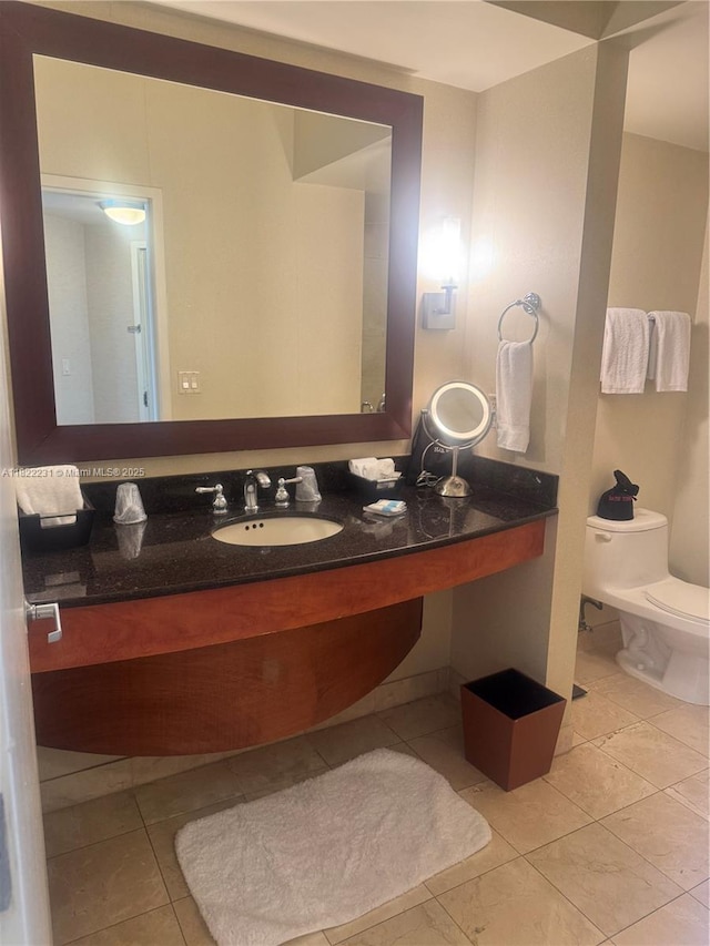 18001 Collins Ave Unit 918, Sunny Isles Beach, FL 33160 - half bath featuring tile patterned flooring and vanity