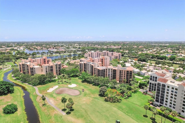 7225 Promenade Dr Unit 102, Boca Raton, FL 33433 - drone / aerial view of a nearby body of water and apartment complex