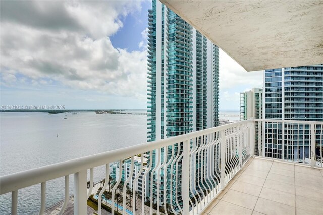 1200 Brickell Bay Dr Unit 2501, Miami, FL 33131 - balcony with a water view