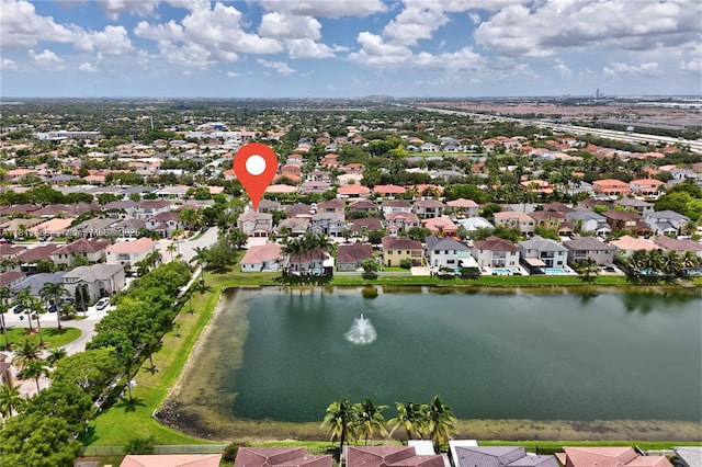 8902 NW 178th Ln, Hialeah, FL 33018 - aerial perspective of suburban area featuring a large body of water