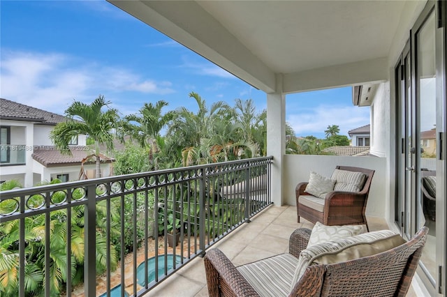 8902 NW 178th Ln, Hialeah, FL 33018 - balcony featuring view of pool area