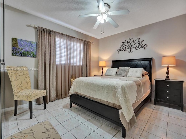 16901 NE 13th Ave Unit 110, Miami, FL 33162 - bedroom with light tile patterned floors and ceiling fan