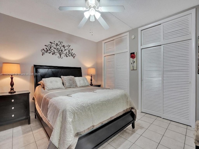 16901 NE 13th Ave Unit 110, Miami, FL 33162 - tiled bedroom with ceiling fan