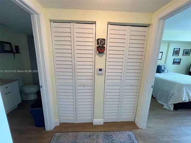 117 NW 42nd Ave Unit 1506, Miami, FL 33126 - bedroom view of wood finished floors and baseboards
