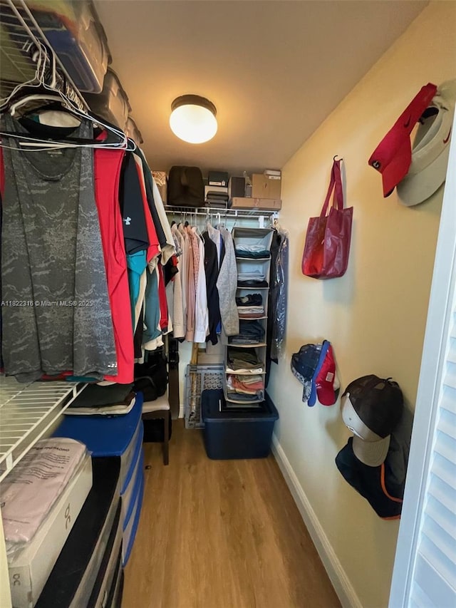 117 NW 42nd Ave Unit 1506, Miami, FL 33126 - spacious closet with wood finished floors