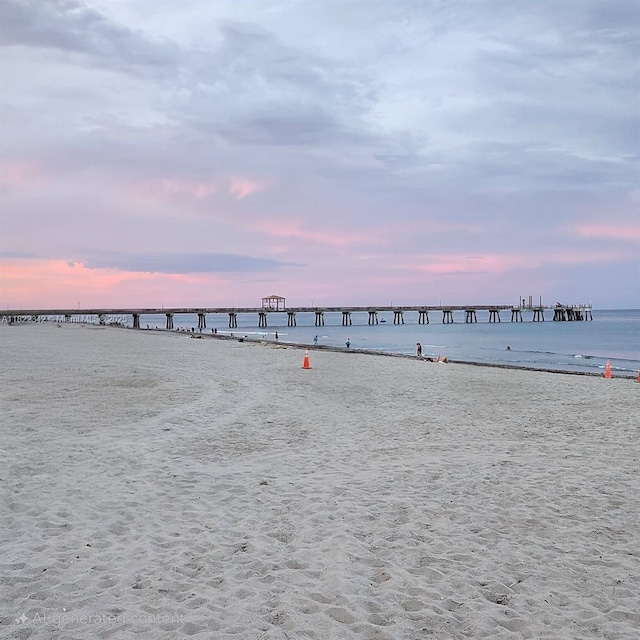 20 Prescott A 20, Deerfield Beach, FL 33442 - water view featuring nearby beach and a pier