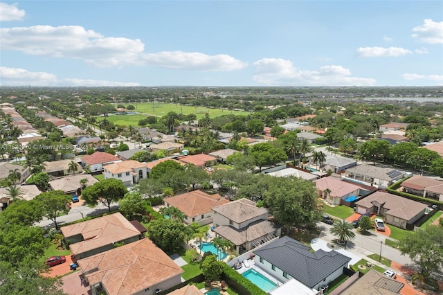 8981 NW 166th Ter, Miami Lakes, FL 33018 - aerial perspective of suburban area featuring a pool area