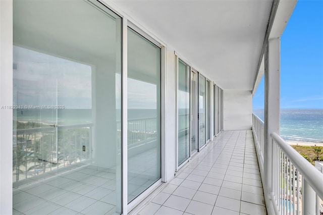 9341 Collins Ave Unit 705, Surfside, FL 33154 - balcony with view of water and beach