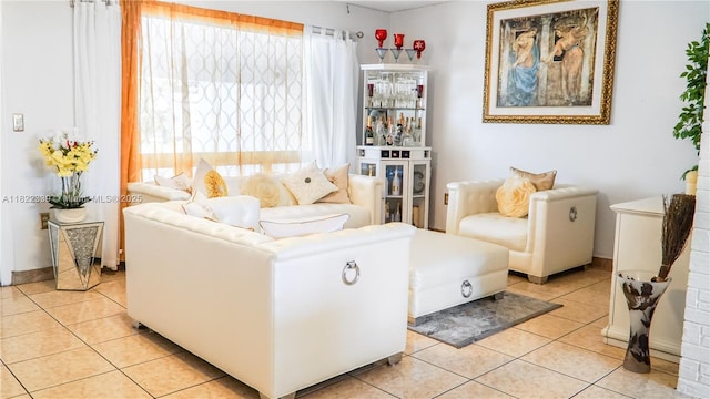 7795 Granada Blvd, Miramar, FL 33023 - living area with light tile patterned flooring