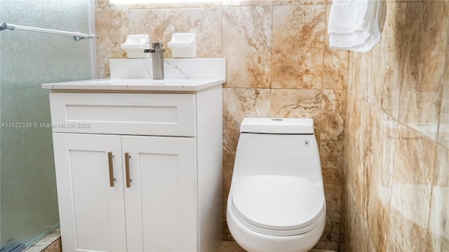 7795 Granada Blvd, Miramar, FL 33023 - bathroom featuring vanity and tile walls