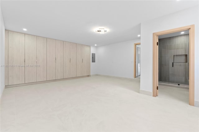 3002 SW 151st Ct, Miami, FL 33185 - below grade area with electric panel and recessed lighting