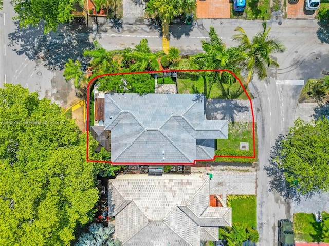 16101 SW 104th Ter, Miami, FL 33196 - aerial view of property and surrounding area featuring property parcel outlined