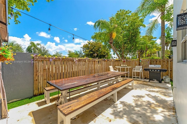 16101 SW 104th Ter, Miami, FL 33196 - view of patio / terrace featuring outdoor dining space and area for grilling