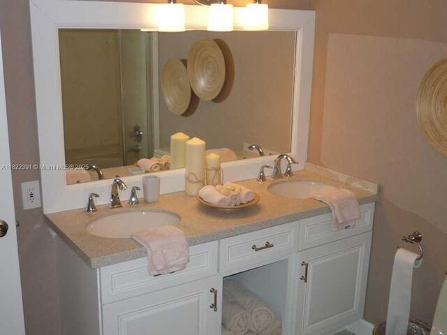 17600 N Bay Rd Unit N508, Sunny Isles Beach, FL 33160 - bathroom featuring double vanity