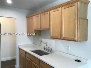 150 Pineview Rd Unit D4, Jupiter, FL 33469 - kitchen featuring light countertops and recessed lighting