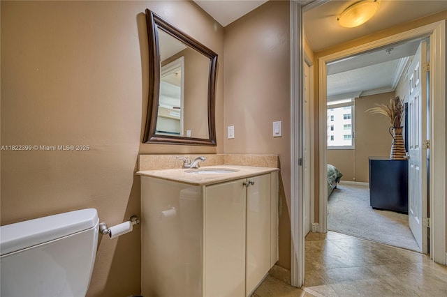 1755 E Hallandale Beach Blvd Unit 608E, Hallandale Beach, FL 33009 - half bath with toilet and vanity