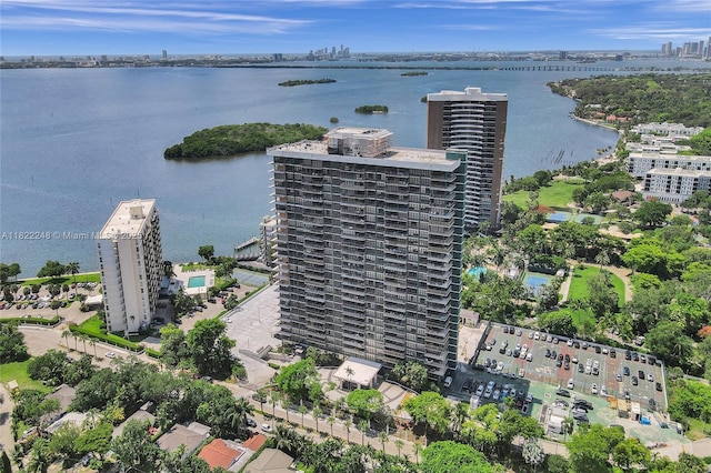 780 NE 69th St Unit T-1A, Miami, FL 33138 - aerial overview of property's location with a nearby body of water and nearby urban area