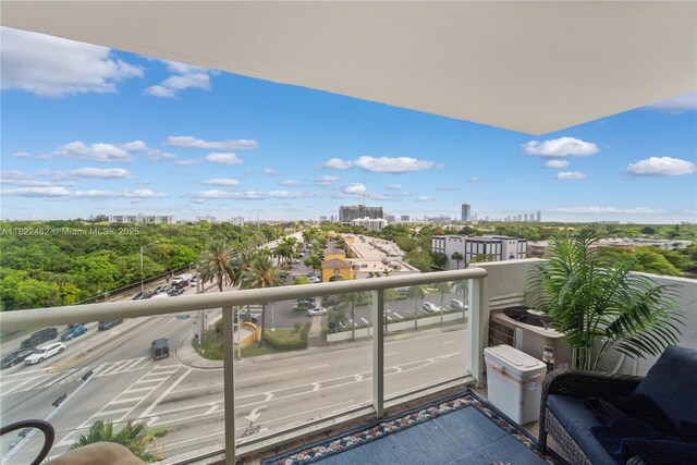 13499 Biscayne Blvd Unit 703, North Miami, FL 33181 - balcony featuring a view of city
