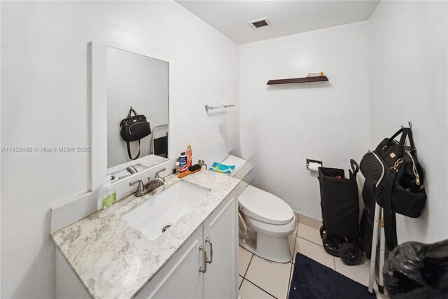 13499 Biscayne Blvd Unit 703, North Miami, FL 33181 - half bathroom featuring vanity and tile patterned flooring