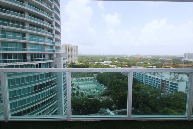 2101 Brickell Ave Unit 1711, Miami, FL 33129 - balcony featuring a city view